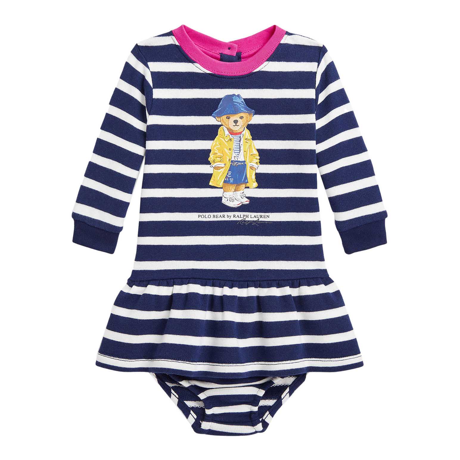 Ralph Lauren Polo Bear French Terry Dress & Bloomer